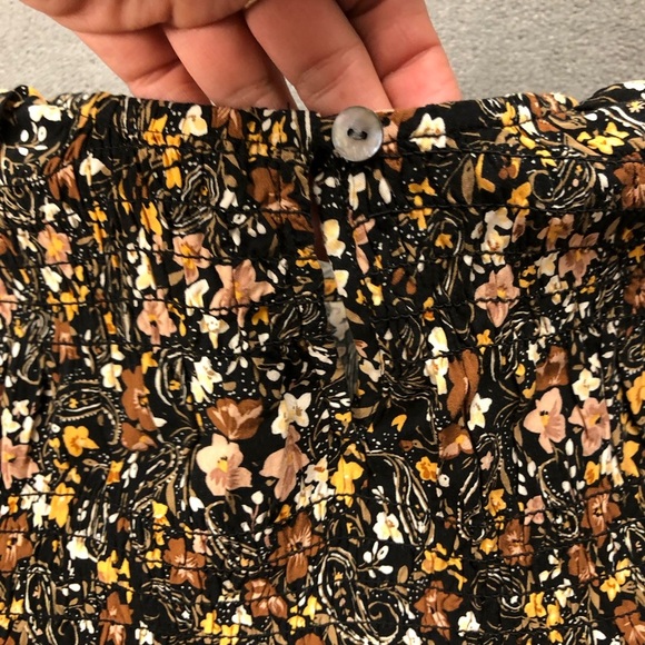 J. JILL Floral Cottagecore long sleeve flowy top size XS - Picture 6 of 9